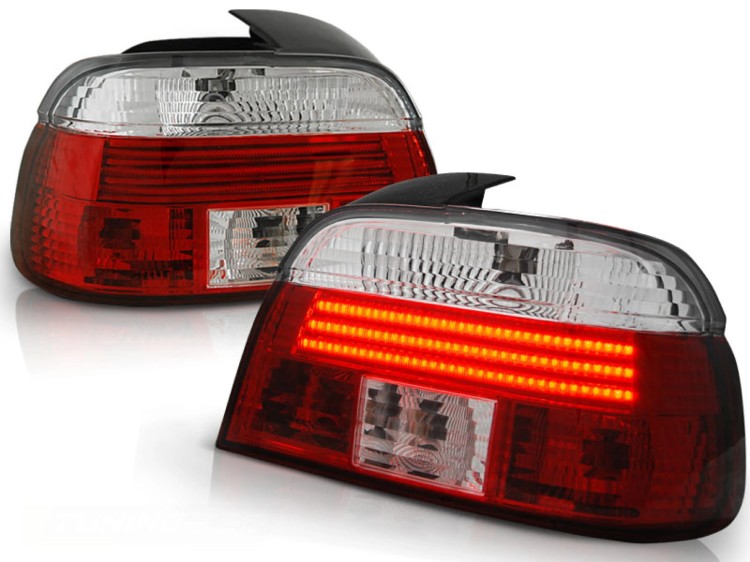 LAMPY TYLNE LED RED WHIE BMW 5 SERII E39 09.95-08.00