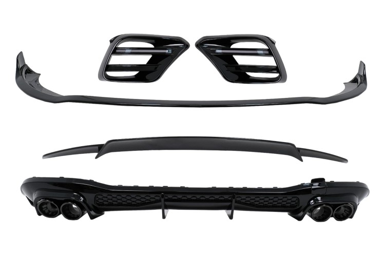 BODY KIT DOKŁADKA DYFUZOR SPOILER MERCEDES S KLASA W223 BRABUS LOOK 2020+