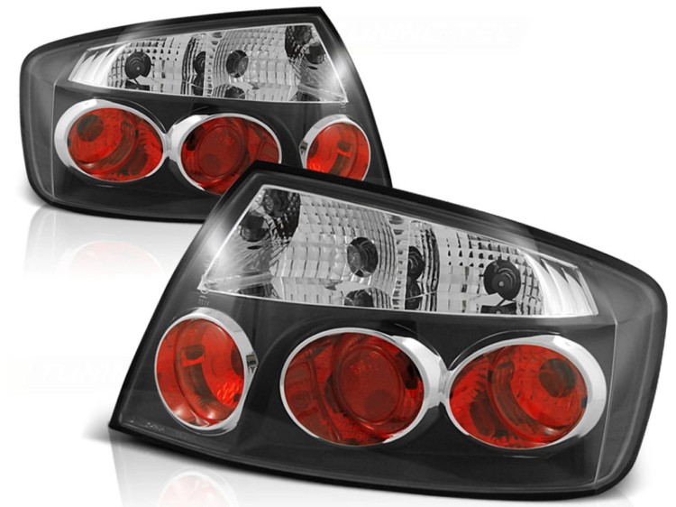 LAMPY TYLNE PEUGEOT 407 05.04- SEDAN BLACK