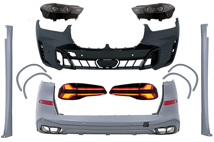 BODY KIT ZDERZAK LAMPY BMW X5 G05 19-22 KONWERSJA NA LCI 2024 M PAKIET LOOK