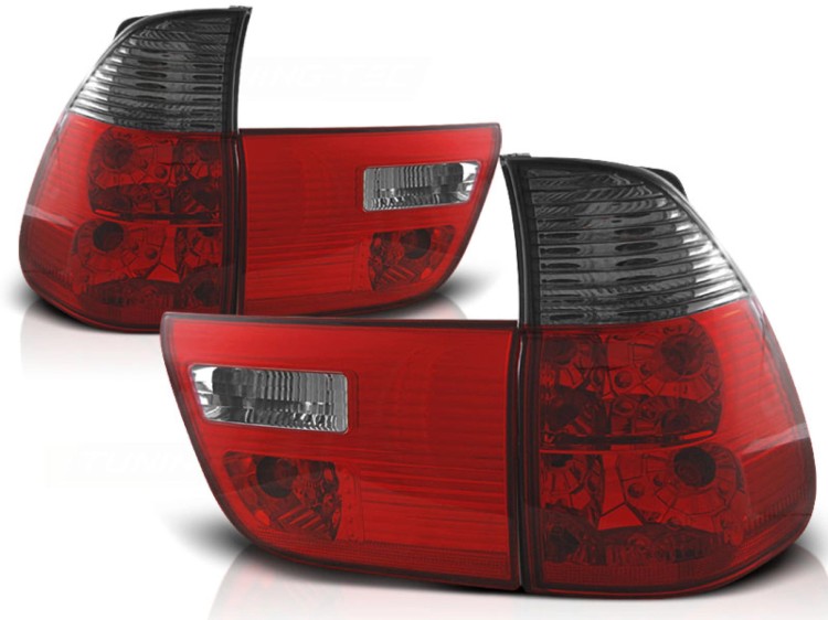 LAMPY TYLNE RED SMOKE BMW X5 E53 09.99-06