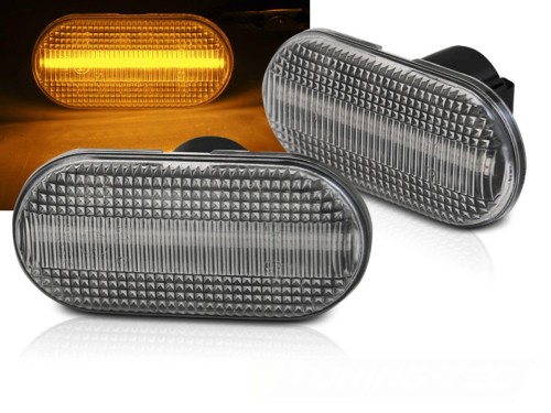 KIERUNKOWSKAZY BOCZNE WHITE LED SEQ RENAULT CLIO MEGANE SCENIC TWINGO
