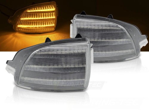 KIERUNKOWSKAZY BOCZNE WHITE LED VOLVO XC70 XC90 06-14