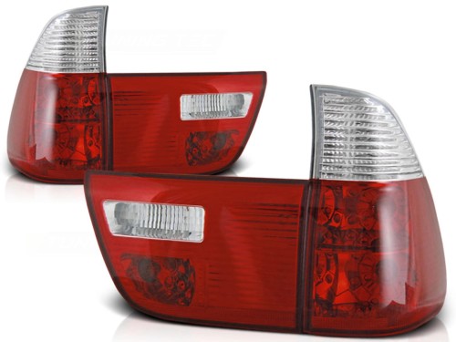 LAMPY TYLNE RED WHITE BMW X5 E53 09.99-06