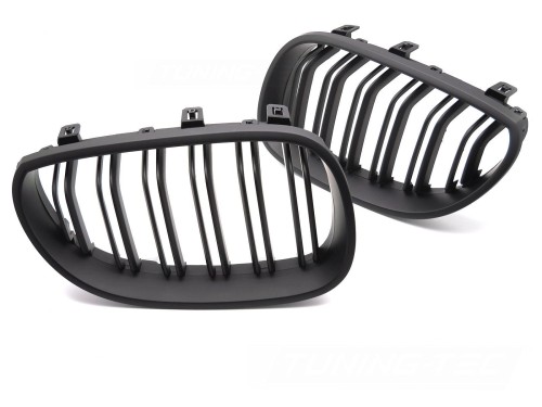 GRILL ATRAPA NERKI CZARNY MAT BMW 5 SERII E60 / E61 03-10