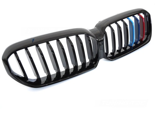 GRILL ATRAPA NERKI CZARNY POŁYSK TRI-COLOUR BMW 5 SERII G30 / G31 LCI 20-23
