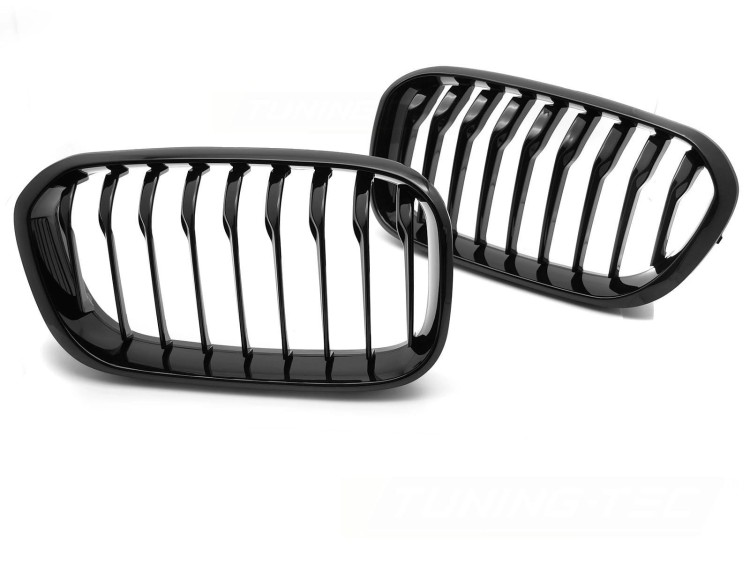 GRILL ATRAPA NERKI CZARNY POŁYSK BMW 1 SERII F20 / F21 LCI 15-18