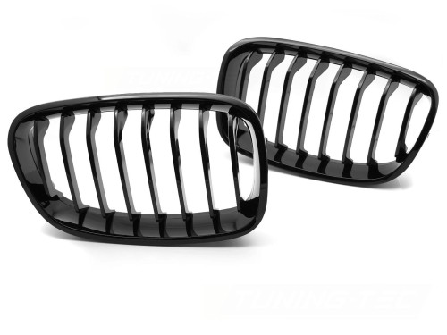GRILL ATRAPA NERKI CZARNY POŁYSK BMW 1 SERII F20 / F21 11-14