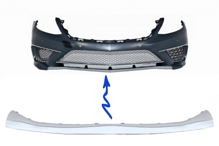 ZDERZAK PRZEDNI SPOILER MERCEDES S KLASA W222 (2013-) S65 AMG DESIGN