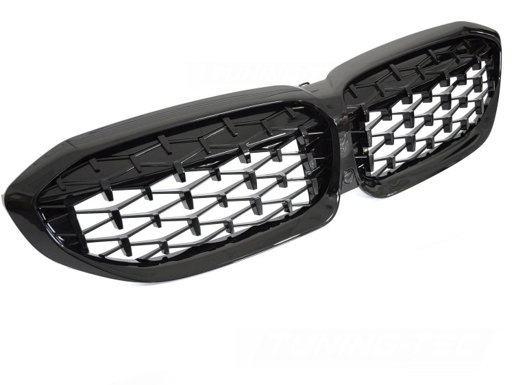 GRILL ATRAPA NERKI CZARNY POŁYSK BMW 3 SERII G20 / G21 19-22