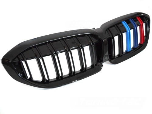 GRILL ATRAPA NERKI CZARNY POŁYSK TRI-COLOUR BMW G20 / G21 19-22
