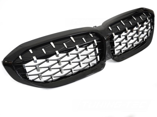 GRILL ATRAPA NERKI CZARNY POŁSYK BMW 3 SERII G20 / G21 19-22