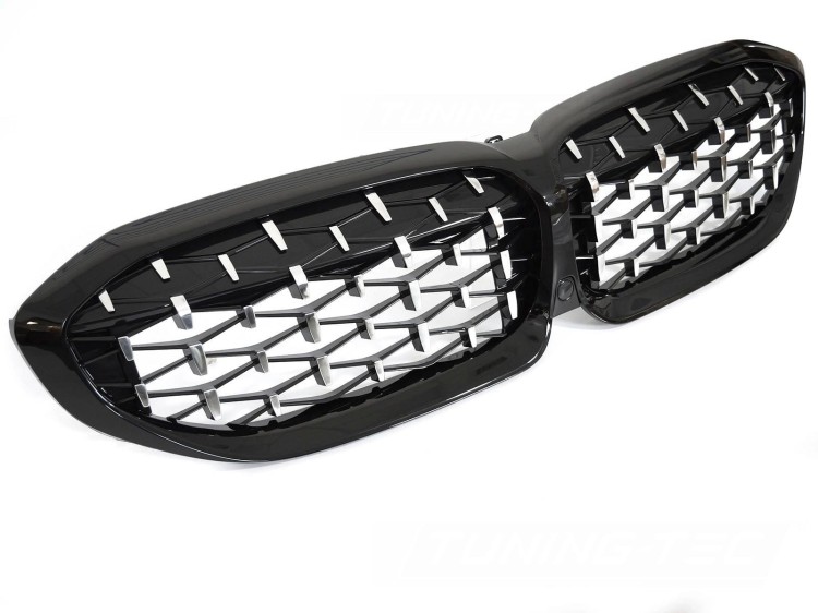 GRILL ATRAPA NERKI CZARNY POŁSYK BMW 3 SERII G20 / G21 19-22