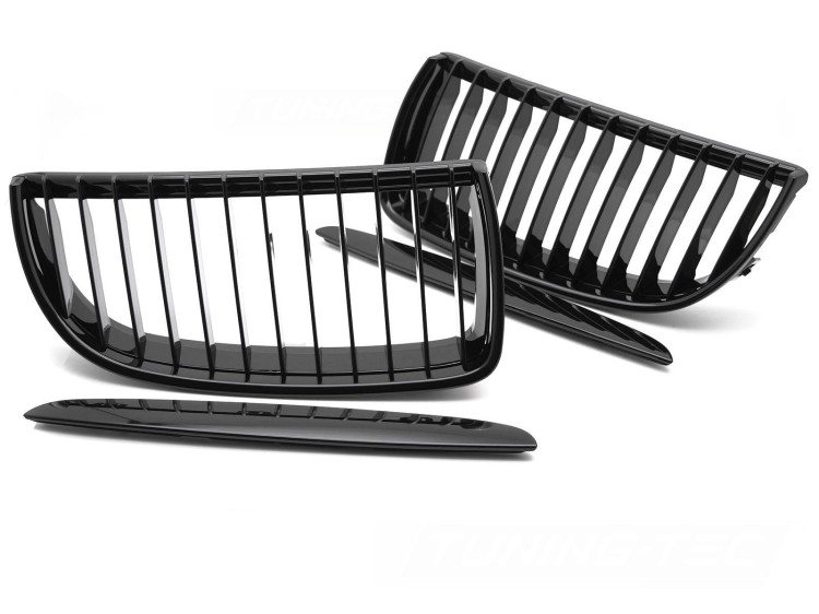 GRILL ATRAPA NERKI CZARNY POŁYSK BMW 3 SERII E90 / E91 05-08