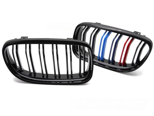 GRILL ATRAPA NERKI CZARNY POŁYSK TRI-COLOUR BMW 3 SERII E90 / E91 LCI 09-11