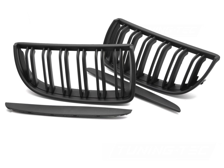 GRILL ATRAPA NERKI CZARNY MAT BMW 3 SERII E90 / E91 05-08