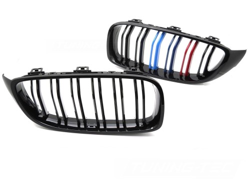 GRILL ATRAPA NERKI CZARNY POŁYSK BMW 4 SERII F32 / F33 / F36 13-20