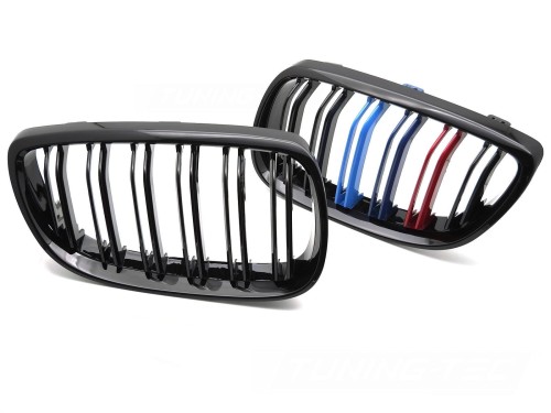 GRILL ATRAPA NERKI CZARNY POŁYSK TRI-COLOUR BMW 3 SERII E92 / E93 06-10