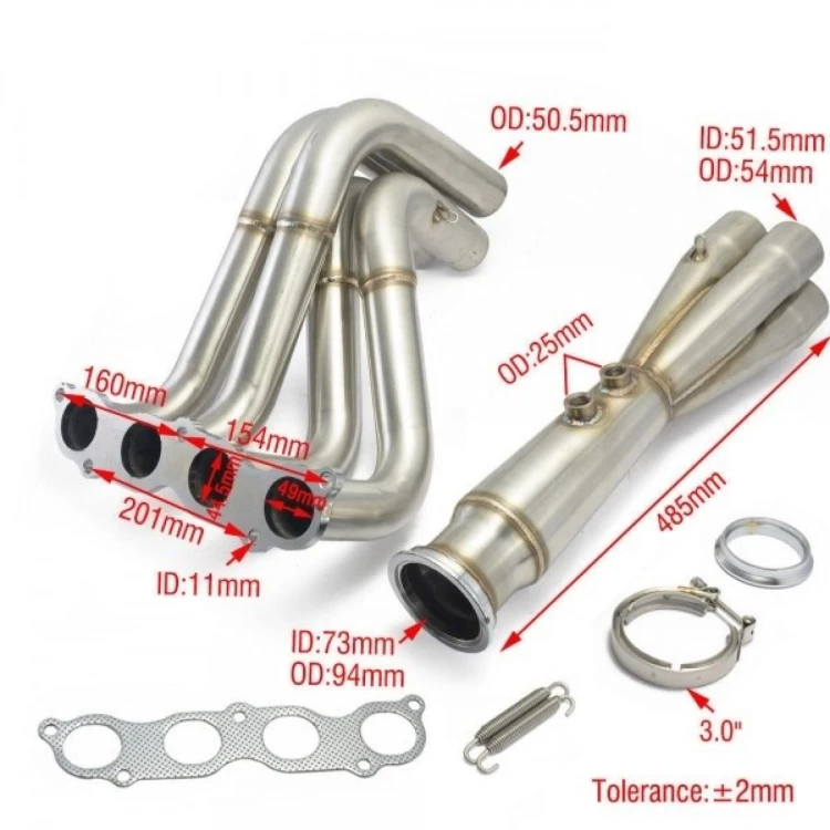KOLEKTOR WYDECHOWY RBS TECHNOLOGY HONDA K20 CIVIC/CRX 92-00 INTEGRA DC.