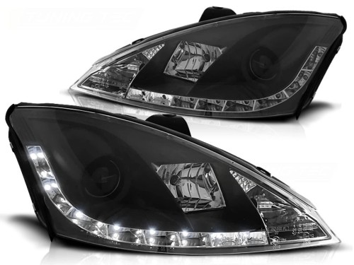 LAMPY PRZEDNIE REFLEKTORY FORD FOCUS 11.01-10.04 BLACK LED