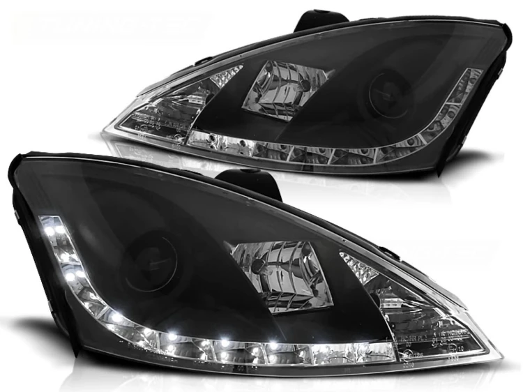 LAMPY PRZEDNIE REFLEKTORY FORD FOCUS 11.01-10.04 BLACK LED