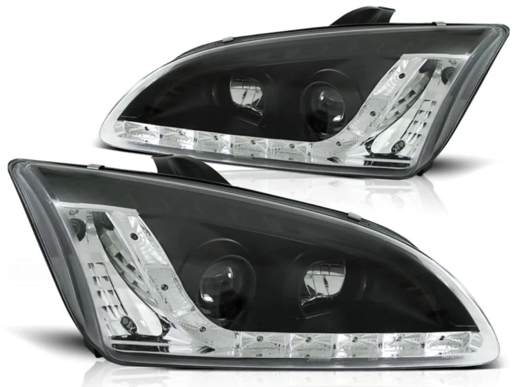 LAMPY PRZEDNIE REFLEKTORY FORD FOCUS II 09.04-01.08 BLACK LED