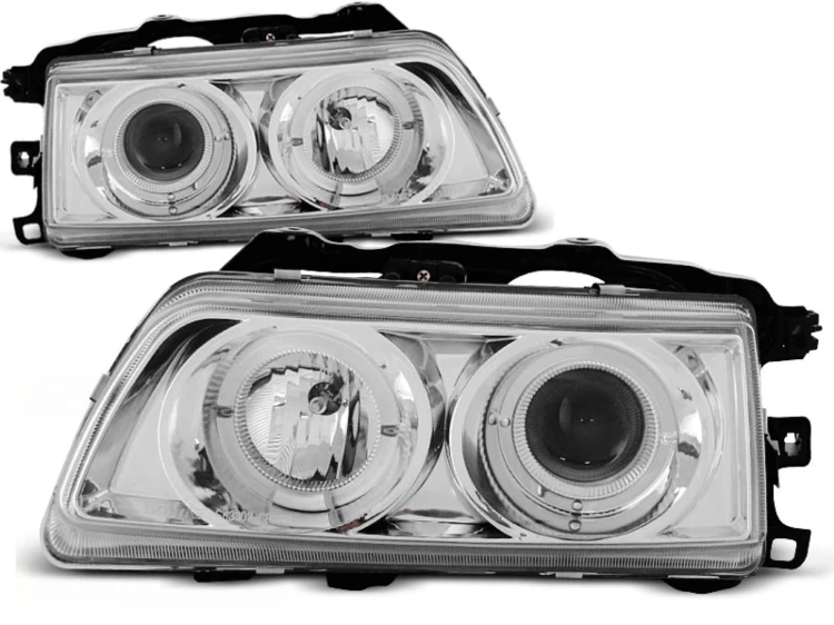 LAMPY PRZEDNIE REFLEKTORY HONDA CRX 09.87-89 ANGEL EYES CHROME