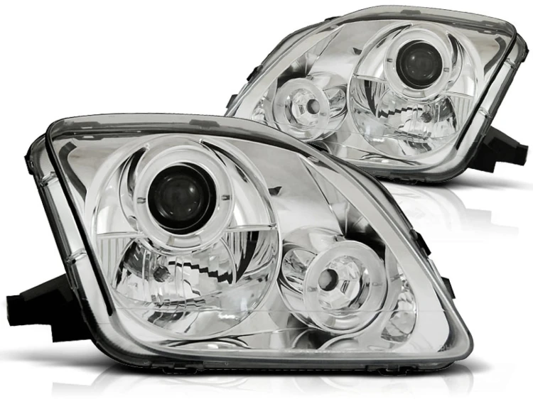 LAMPY PRZEDNIE REFLEKTORY HONDA PRELUDE 02.97-01 ANGEL EYES CHROME