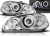 LAMPY PRZEDNIE REFLEKTORY HONDA CIVIC 09.95-02.99 ANGEL EYES CHROME