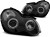 LAMPY PRZEDNIE REFLEKTORY ANGEL EYES BLACK MERCEDES W203 C-KLASA 00-04