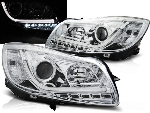 LAMPY PRZEDNIE REFLEKTORY OPEL INSIGNIA 08-12 CHROME