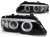 LAMPY PRZEDNIE REFLEKTORY XENON ANGEL EYES BLACK BMW X5 E53 11.03-06