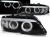 LAMPY PRZEDNIE REFLEKTORY XENON ANGEL EYES BLACK BMW X5 E53 11.03-06