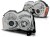 LAMPY PRZEDNIE REFLEKTORY JEEP GRAND CHEROKEE 08-10 ANGEL EYES CHROME
