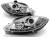 LAMPY PRZEDNIE REFLEKTORY CHROME SEAT LEON ALTEA TOLEDO 05-09 LED