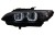 REFLEKTORY XENON 3D LED ANGEL EYES BMW 3 SERII E92 E93 06-10 U-TYPE BLACK