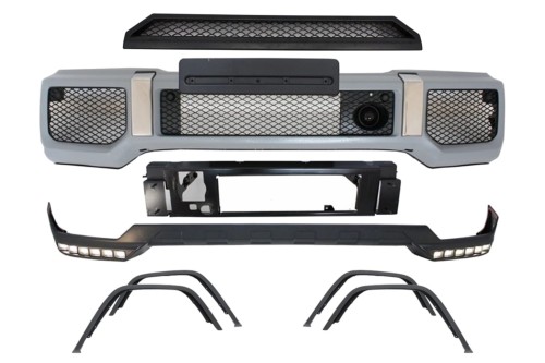 BODY KIT ZDERZAK PRZEDNI POSZERZENIA MERCEDES G KLASA W463 89-17 G63 AMG