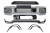 BODY KIT ZDERZAK PRZEDNI POSZERZENIA MERCEDES G KLASA W463 89-17 G63 AMG