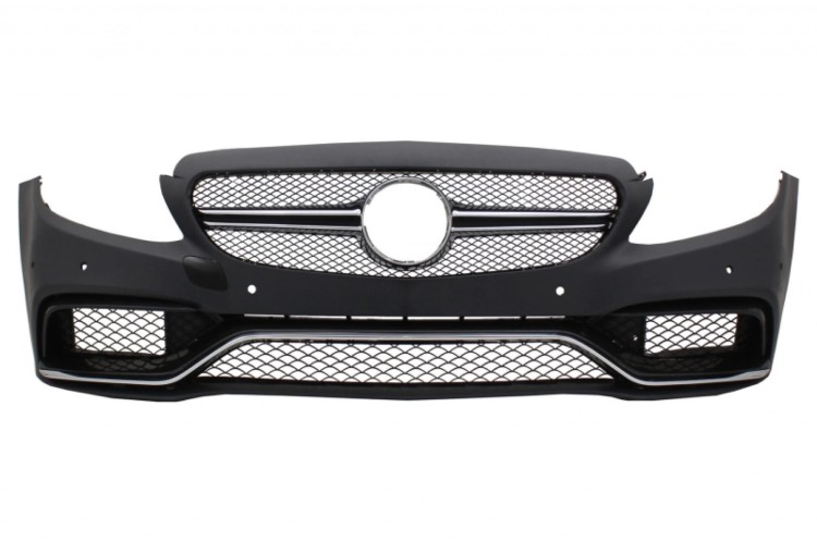 ZDERZAK PRZÓD DYFUZOR KOŃCÓWKI MERCEDES C KLASA W205 S205 14-18 C63 DESIGN