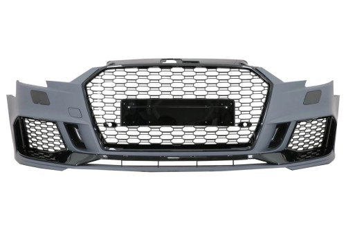 PRZEDNI ZDERZAK GRILL AUDI A3 8V FACELIFT (16-19) SEDAN CABRIO RS3 DESIGN