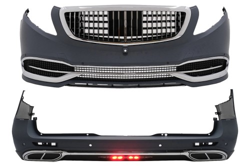 BODY KIT ZDERZAK PRZEDNI TYLNY MERCEDES V KLASA W447 (14-19) MAYBACH DESIGN