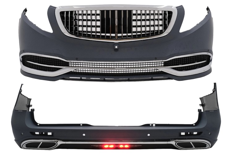 BODY KIT ZDERZAK PRZEDNI TYLNY MERCEDES V KLASA W447 (14-19) MAYBACH DESIGN