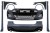 BODY KIT ZDERZAK PRZEDNI TYLNY BŁOTNIKI AUDI A7 C8 (18-25) RS7 C8 LOOK WIDE
