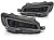 LAMPY PRZEDNIE REFLEKTORY LED BLACK SUBARU WRX 14-22