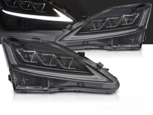LAMPY PRZEDNIE REFLEKTORY LED LEXUS IS 06-13 BLACK