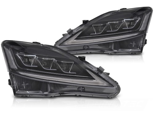 LAMPY PRZEDNIE REFLEKTORY LED LEXUS IS 06-13 BLACK