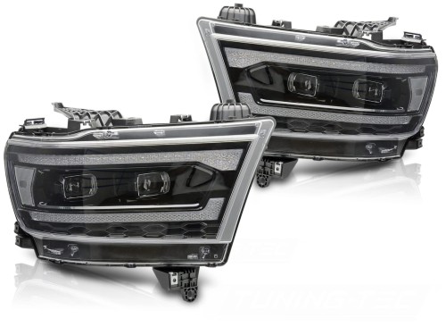 LAMPY PRZEDNIE REFLEKTORY DODGE RAM 19-22 FULL LED