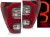 LAMPY TYLNE TOYOTA HILUX 16-20 LED BAR RED
