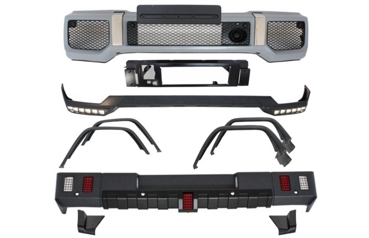 BODY KIT ZDERZAK PRZEDNI POSZERZENIA MERCEDESA G KLASA W463 (89-17) G63 AMG