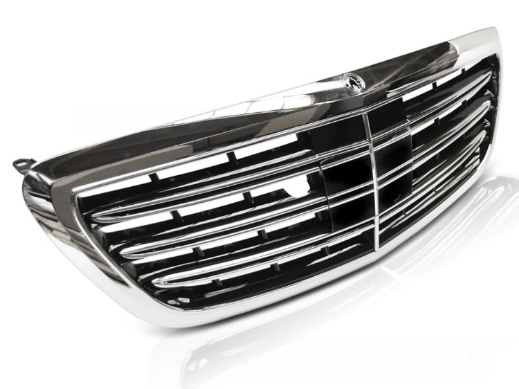 ATRAPA GRILL MERCEDES S KLASA W222 13-18 NIGHT VIEW CHROM